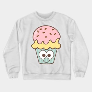 Funny Kawaii Cupcake Crewneck Sweatshirt